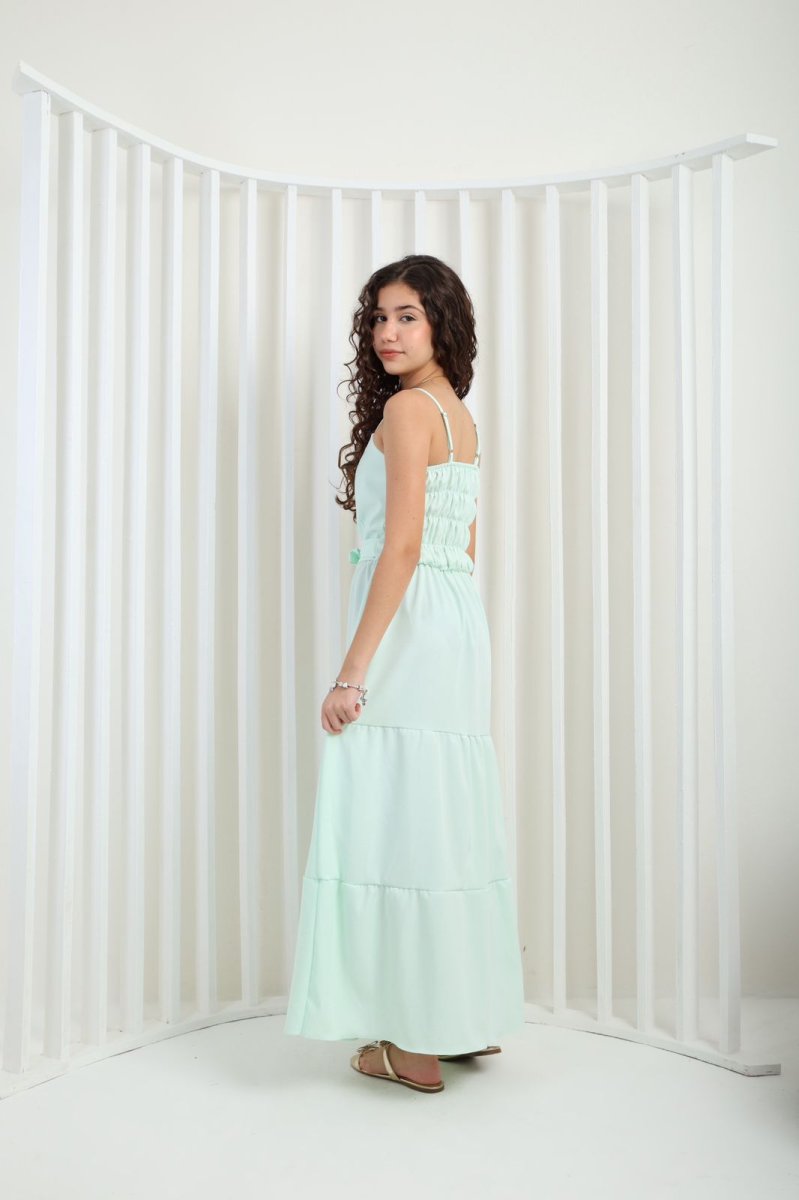 vestido longo juvenil 10244