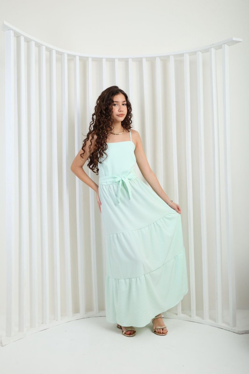 vestido longo juvenil 10244